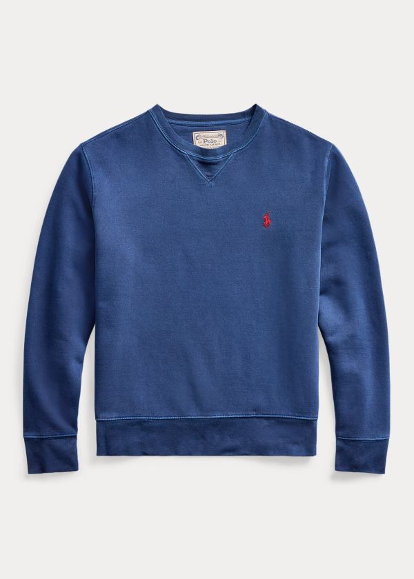 Polo Ralph Lauren Garment-Dyed Fleece Sweatshirt Herre Danmark (ILKUX2804)